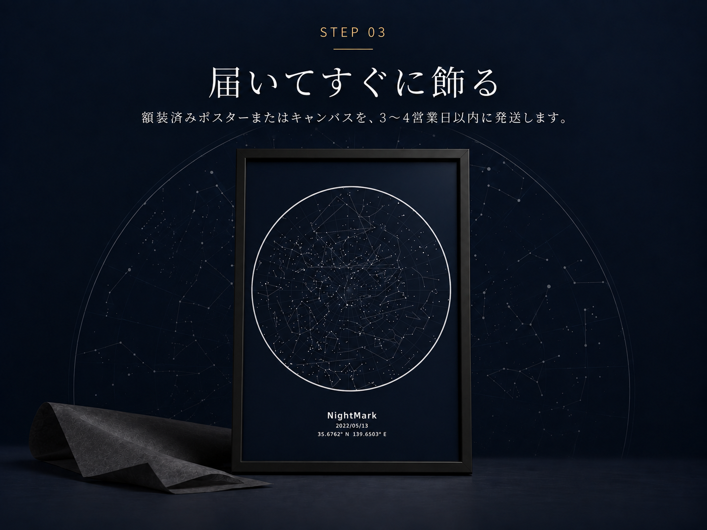 仕上げて、お届け